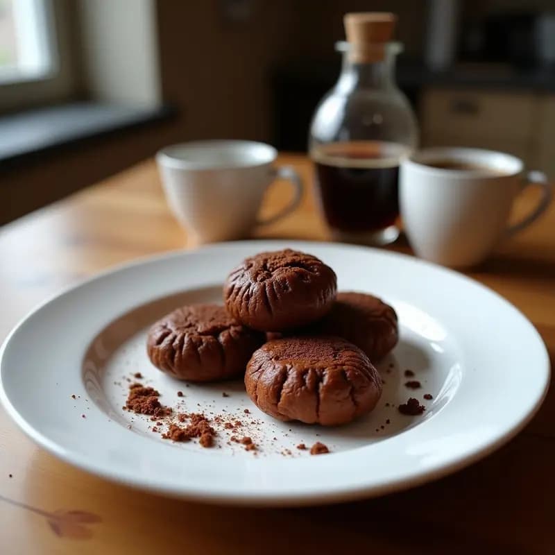 Trufas de Café y Chía con Baño de Chocolate 100%: Snack Energético SinHarina