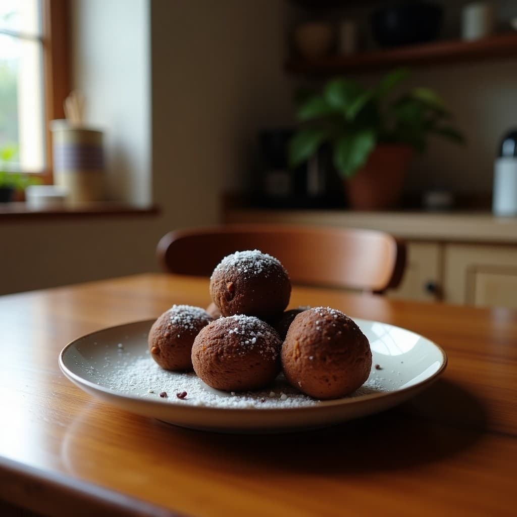 Trufas de Café y Cúrcuma con Cubierta de Chocolate 85%: Postre Saludable Antiinflamatorio y Sin Azúcar