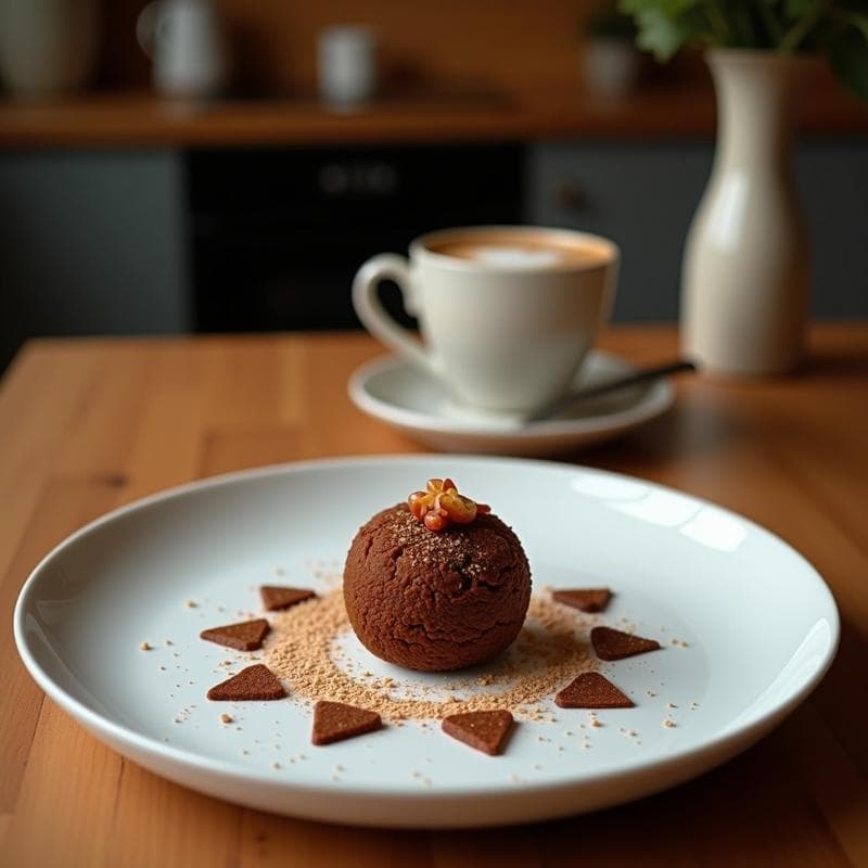 Trufas de Café y Dátiles: Postre Vegano Sin Azúcar y Alto en Energía en 12 Minutos