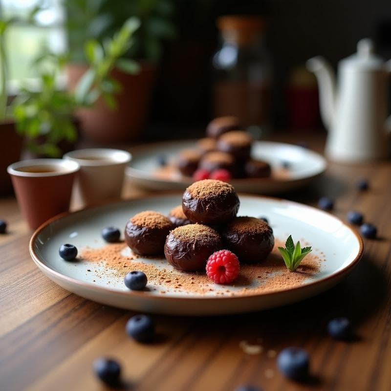 Trufas de Caoba y Café: Receta Peruana de Chocolate Gourmet Sin Horno