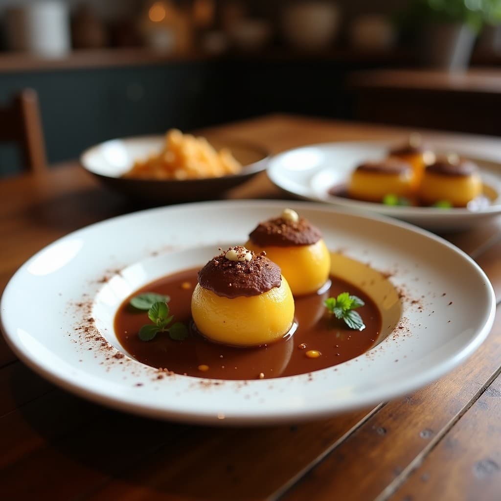 Trufas de Caoba y Naranja Sanguina con Cobertura de Cacao: Postre Peruano Sin Horno