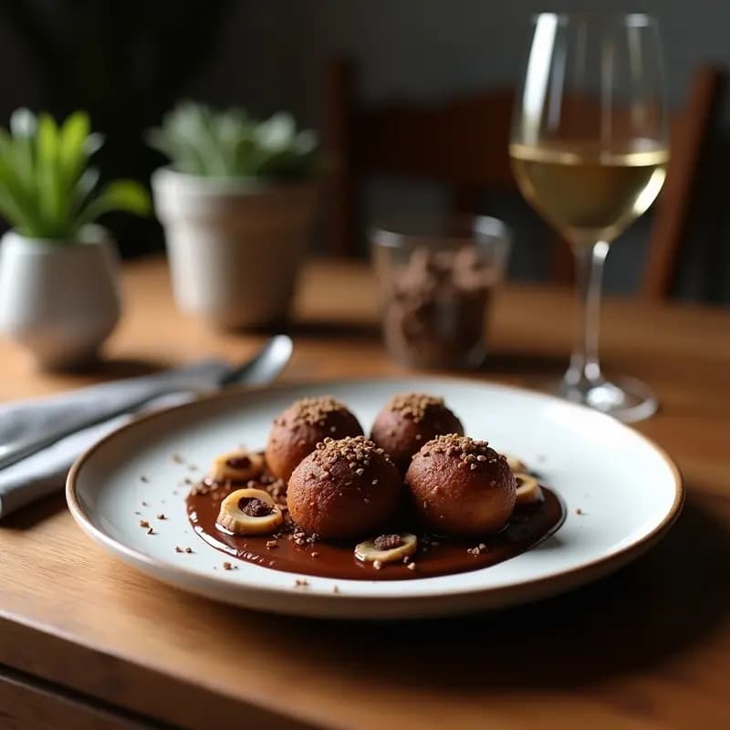 Trufas de Caoba y Nuez Moscada: Postre Colombiano Keto con Cacao Puro