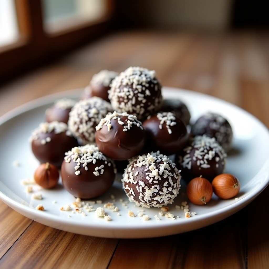 Trufas de Chocolate y Avellana: Receta de Postre Proteico en 15 Minutos