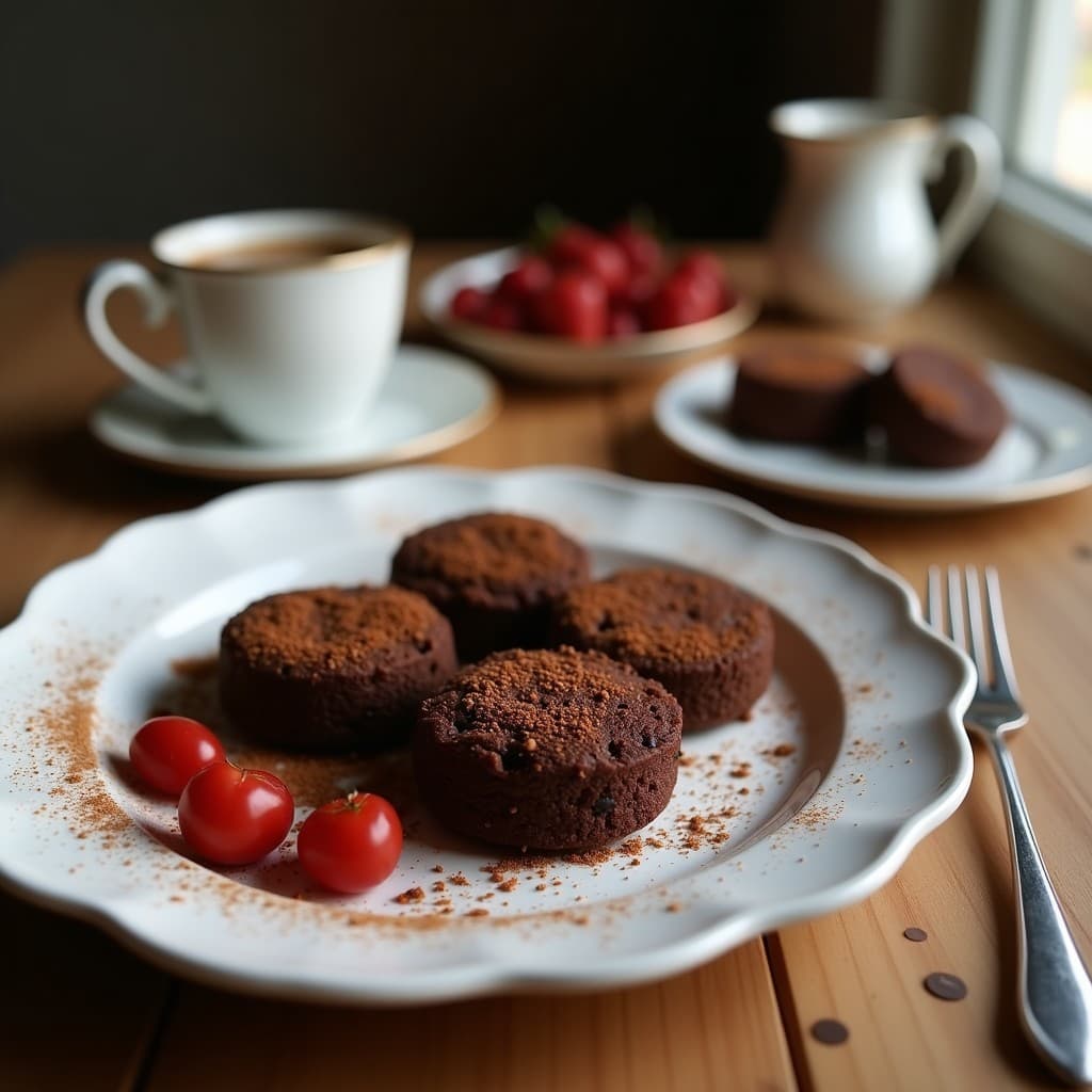 Trufas de Chocolate y Chía con Relleno de Café: Postre Vegano y Energético