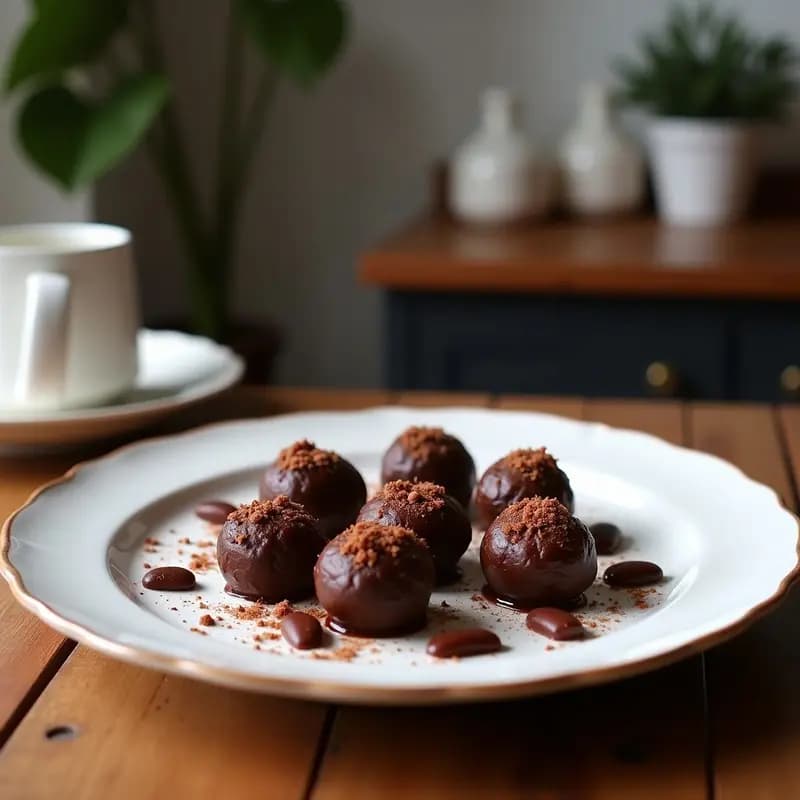 Trufas de Chocolate y Soja Fermentada (Natto): Postre Japonés Vegano y Probiótico