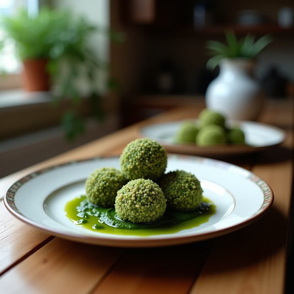Trufas de Alga Espirulina y Coco: Snack Energético Vegano con Superalimentos
