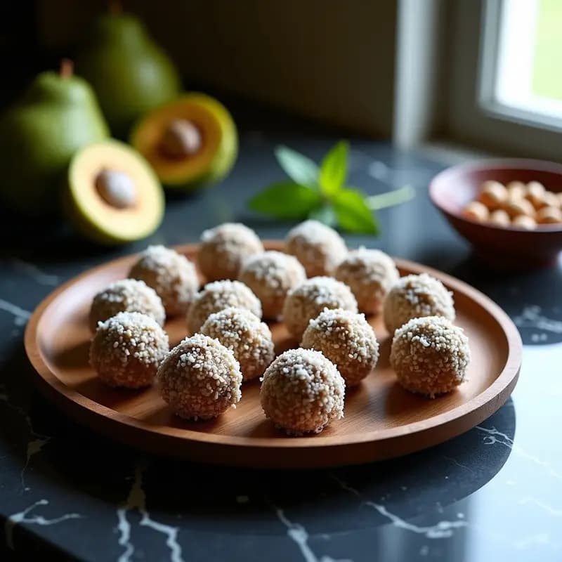 Trufas de Feijoa y Brasil Nut: Postre Brasileño Keto Sin Horno