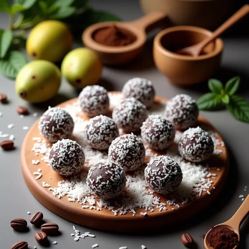 Trufas de Feijoa y Cacao: Postre Brasilero Rápido y Sin Horno con Beneficios Digestivos