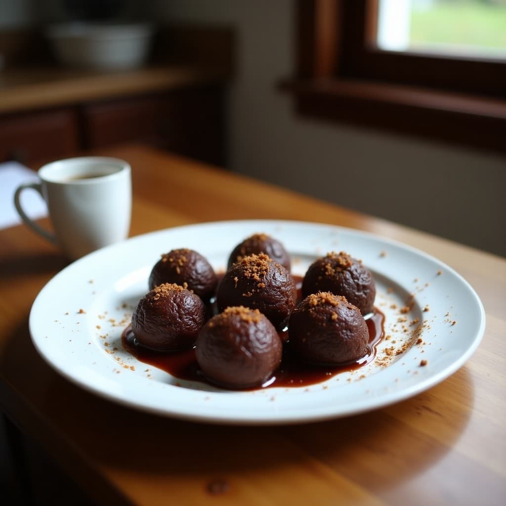 Trufas de Feijoa y Dark Chocolate: Postre Sin Azúcar con Toque Exótico
