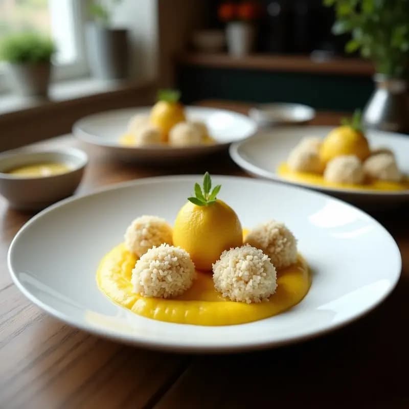 Trufas de Harina de Coco y Puré de Hígado de Bacalao con Limón: Aperitivo Escandinavo Keto
