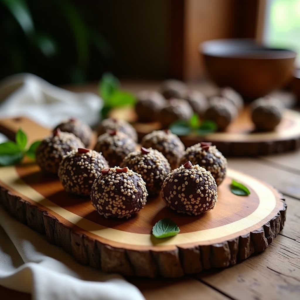 Trufas de Injera y Cacao Nibs: Postre Etíope Sin Horno con Fermentados