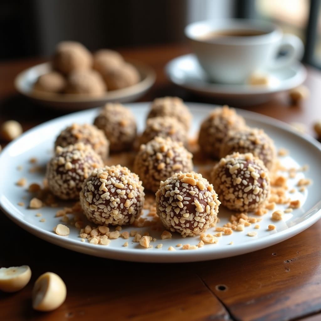 Trufas de Macadamia y Café: Postre Keto Sin Horno con Toque Australiano