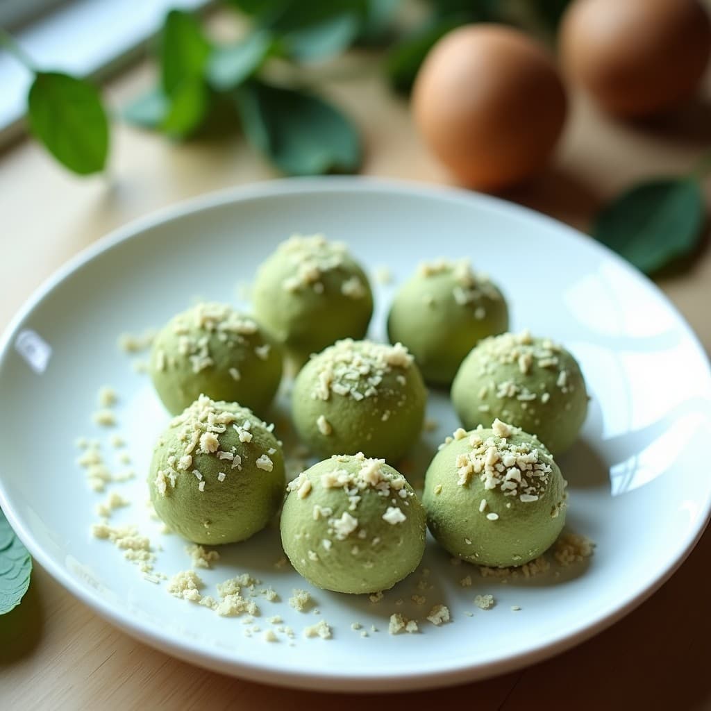Trufas de Macadamia y Matcha: Postre Crudivegano y Alto en Grasas Saludables