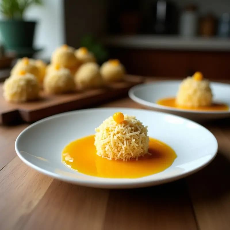 Trufas de Maracuyá y Coco Rallado: Postre Brasileño Sin Horno y Sin Lácteos