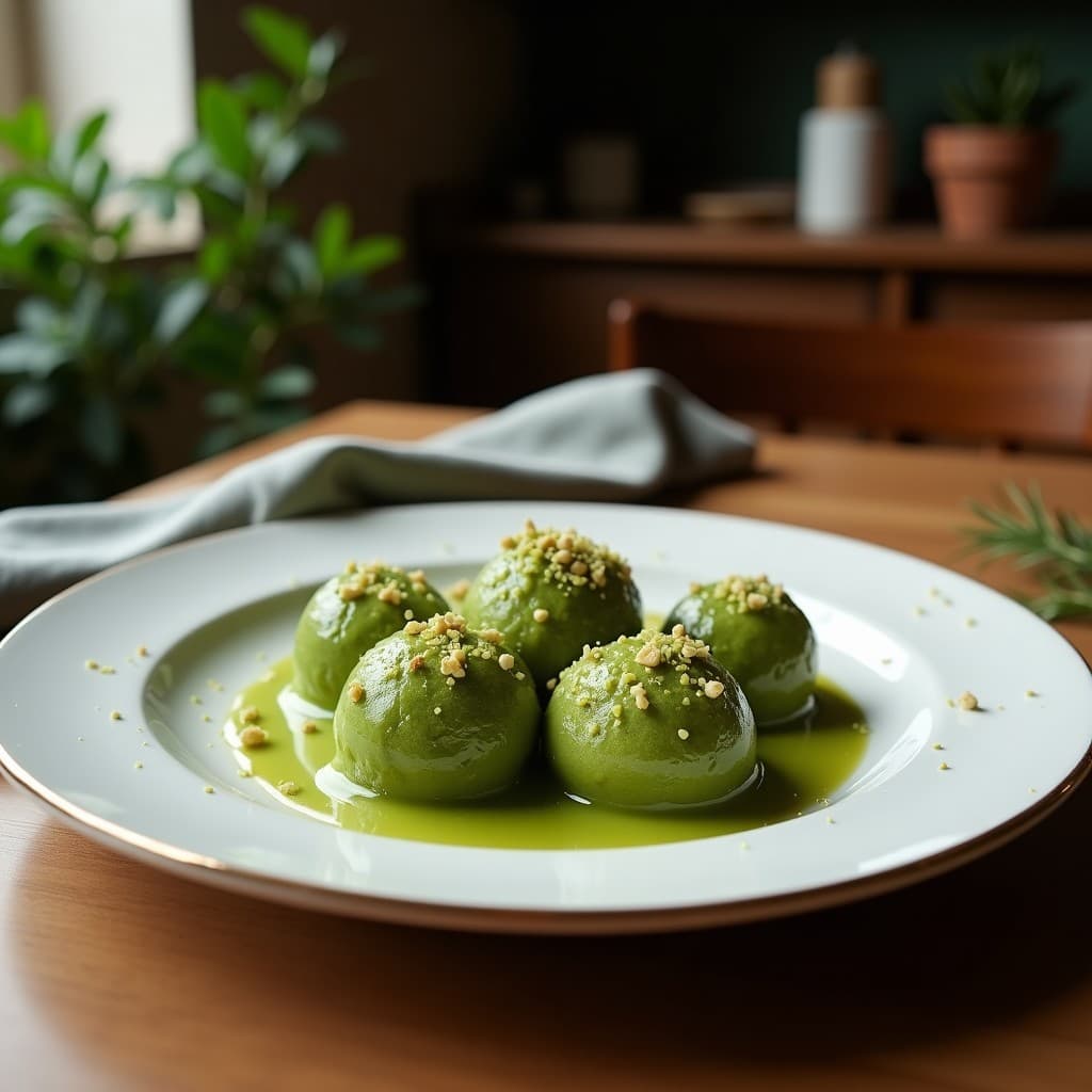 Trufas de Matcha y Avellanas: Postre Italiano Sin Azúcar con Toque Japonés