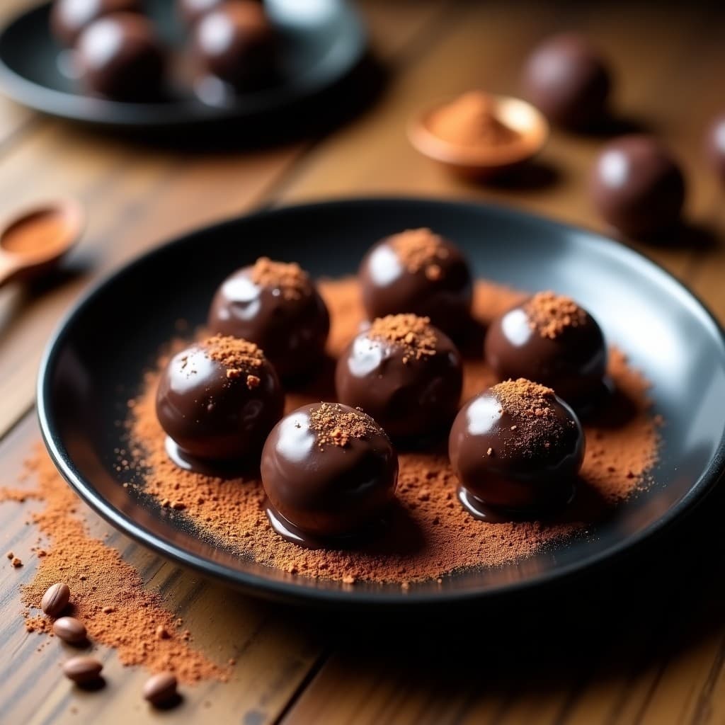 Trufas de Sacha Inchi y Cacao: Postre Peruano Keto y Sin Azúcar