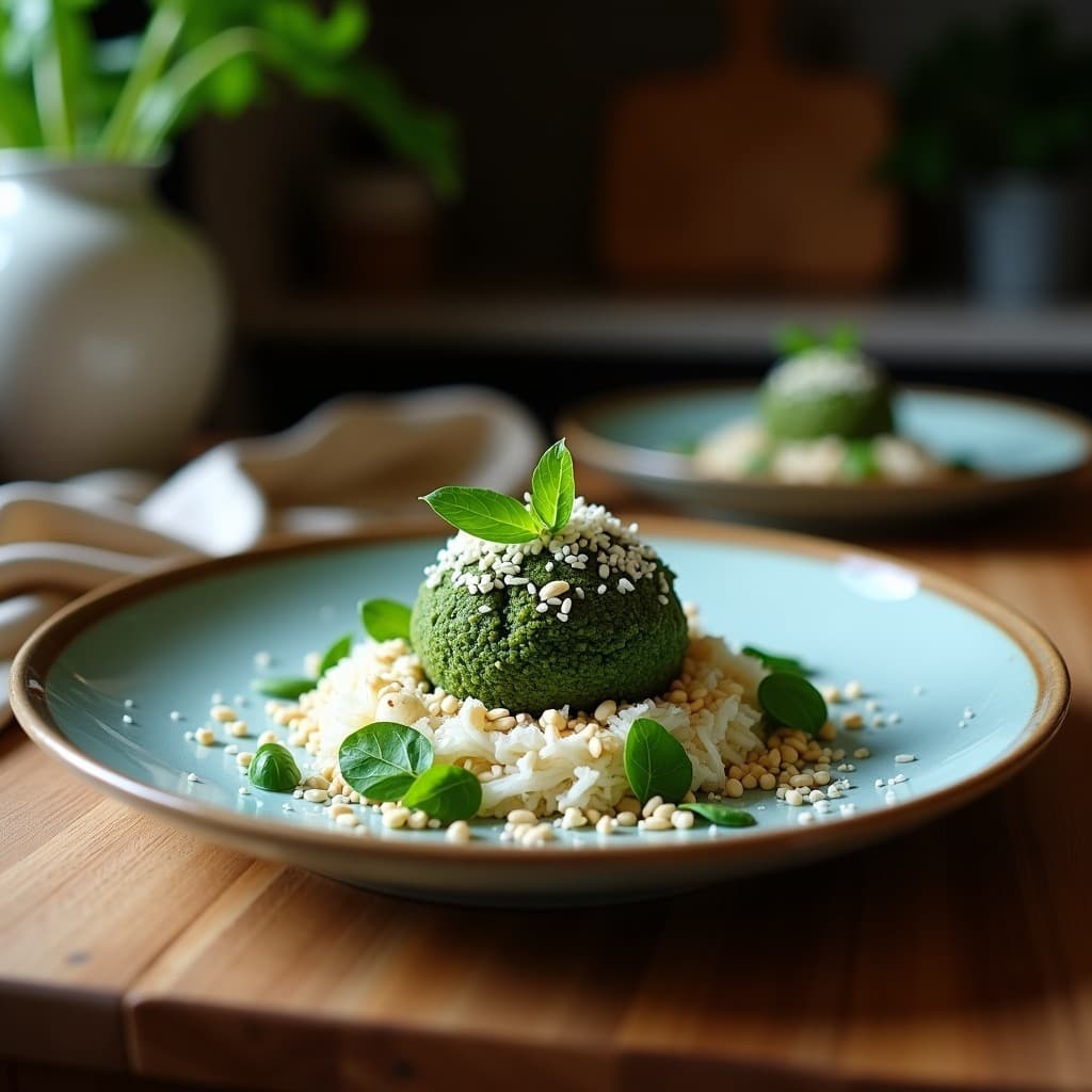 Trufas de Spirulina y Coco Rallado: Postre Proteico Vegano con Toque Salado