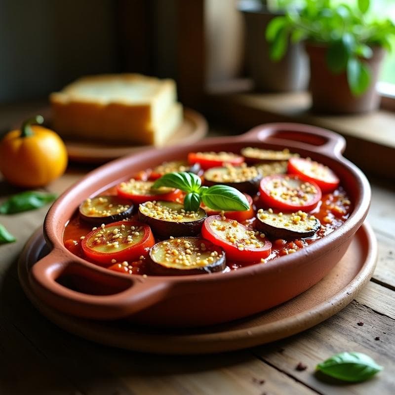 Tumbet Mallorquín Vegano al Horno: Receta Tradicional Sin Lácteos en 40 Minutos