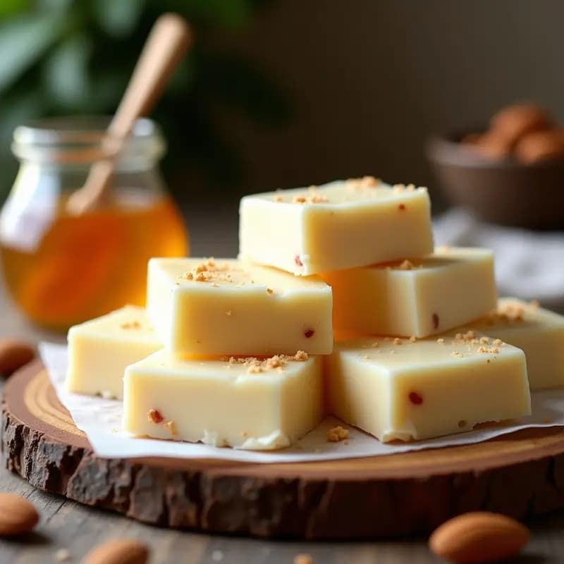 Turrón Blanco Casero: Receta con Miel y Almendras en 30 Minutos