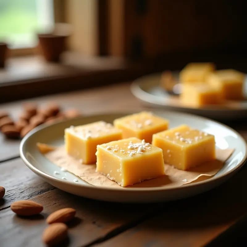 Turrón de Jijona Casero con Almendras: Postre Navideño Tradicional