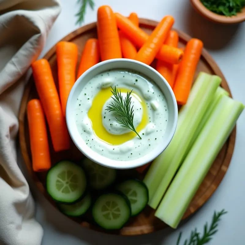 Tzatziki Griego con Pepino y Eneldo: Salsa Fresca y Sin Lácteos para Acompañar