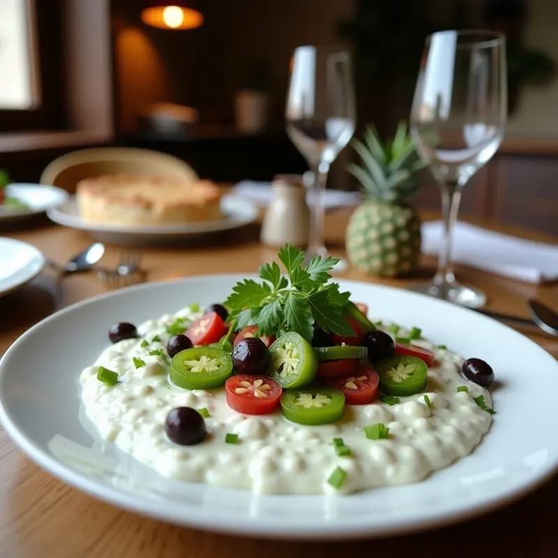 Tzatziki con Pepino y Aceitunas Kalamata: Salsa Griega para Acompañar o Untar