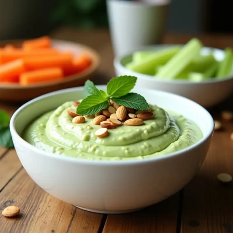 Tzatziki de Pepino y Aguacate: Salsa Griega Keto Sin Lácteos