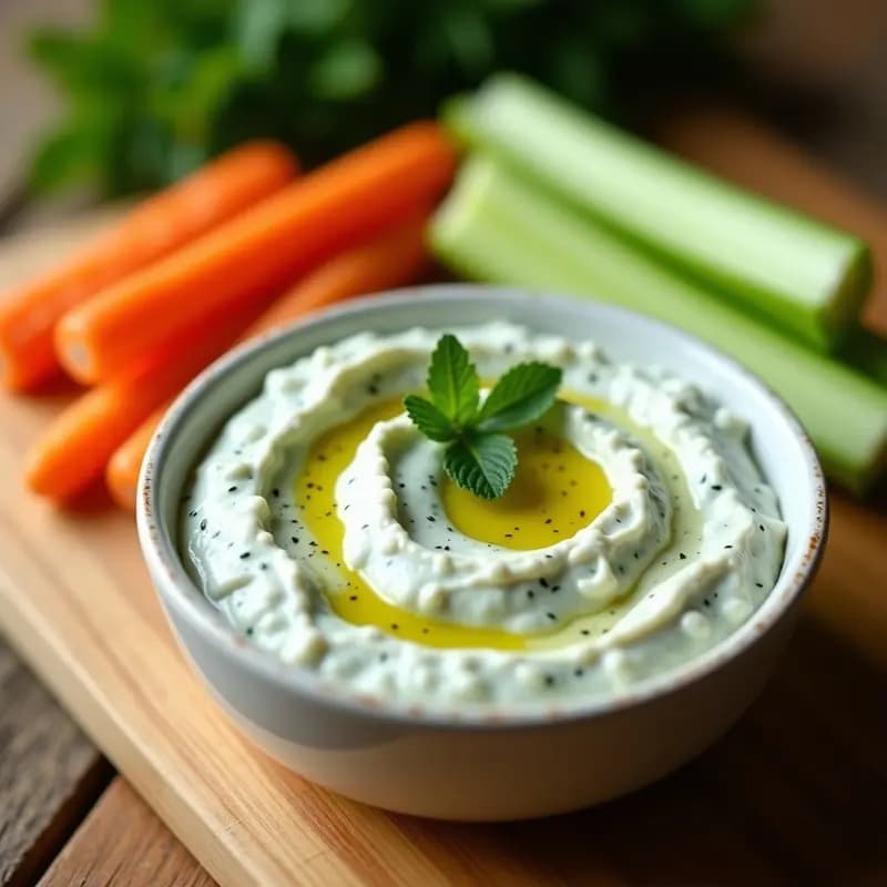 Tzatziki de Pepino y Yogur Griega con Hierbas Frescas: Dip Sin Lactosa