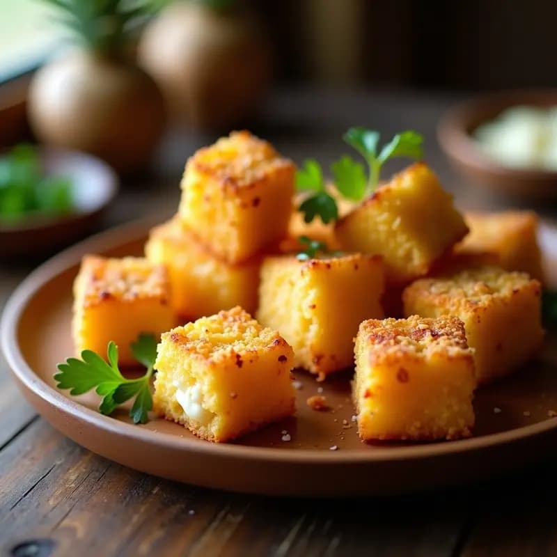 Tzawaaraki Georgiano de Queso Sulguni: Aperitivo en Airfryer y Sin Gluten
