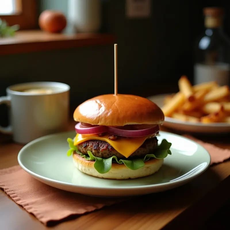 Umami Burger de Lentejas y Remolacha: Hamburguesa Vegana con Sabor a Carne