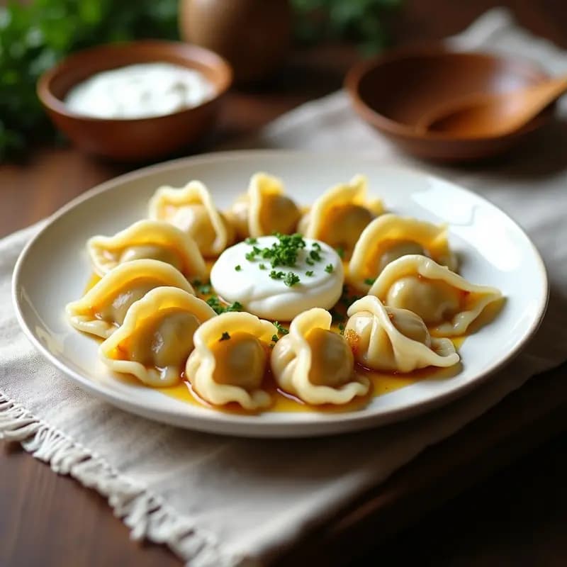 Valenki Ucranianos de Patata y Carne: Receta Tradicional de Dumplings Eslavos