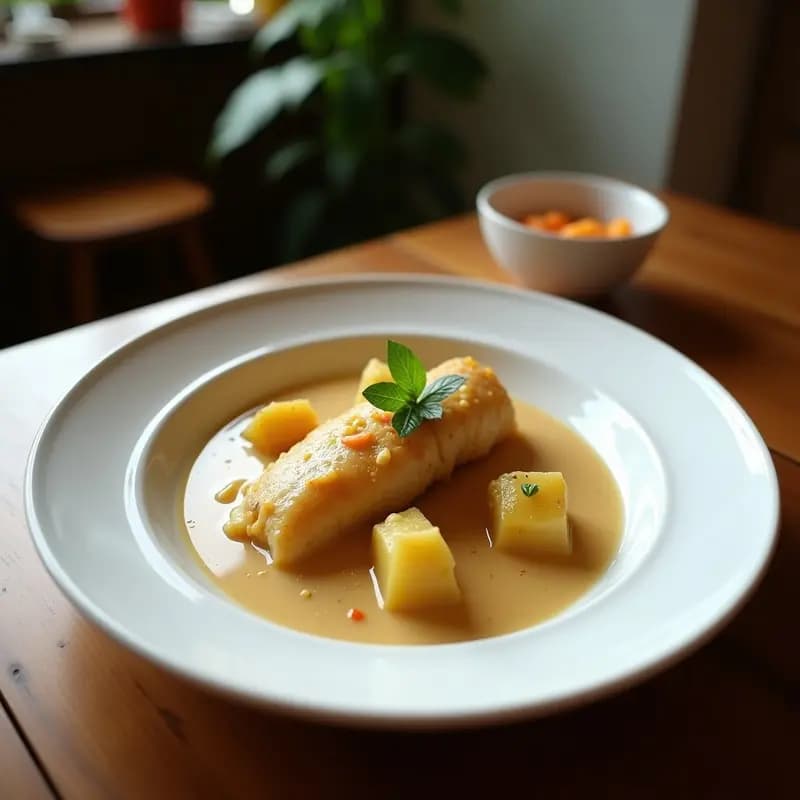 Vatapá Brasileño con Pescado y Leche de Coco: Receta Bahiana Cremosa en 40 Minutos