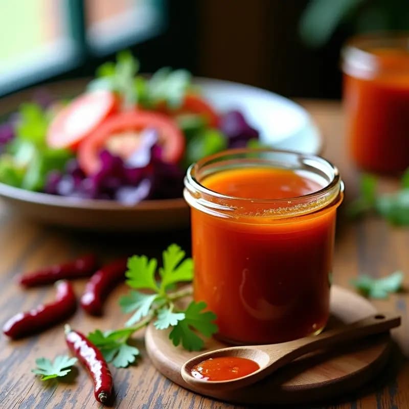Vinagreta de Tamarindo y Chile de Árbol: Aderezo Mexicano Picante para Ensaladas y Tacos