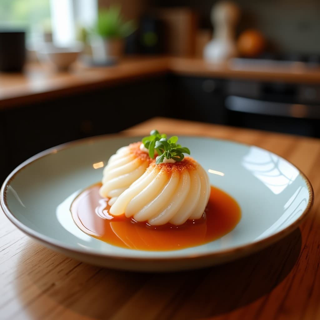 Watakushi de Algodón de Marina con Salsa de Miso Blanco y Peruano: Receta Japonesa Fusion en 15 Minutos