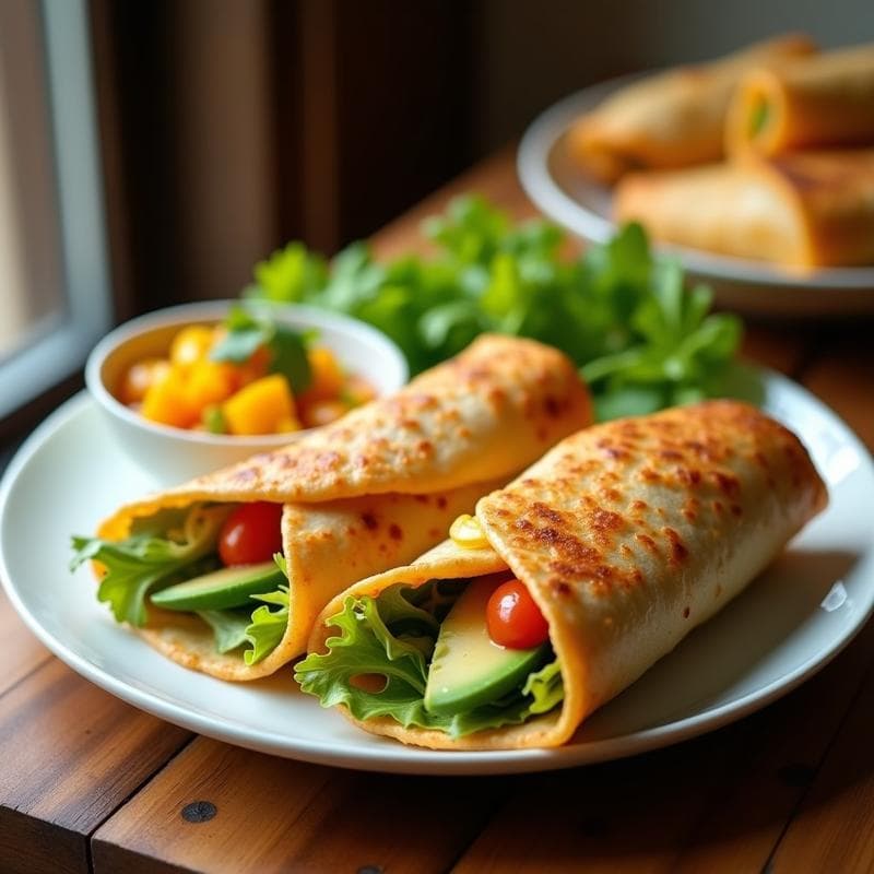Wraps de Lethrinus con Salsa de Mango y Chile: Receta en Airfryer con Toque Australiano