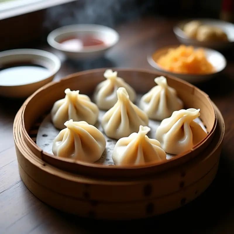 Xiao Long Bao Chinos: Empanadillas al Vapor Rellenas de Sopita de Cerdo