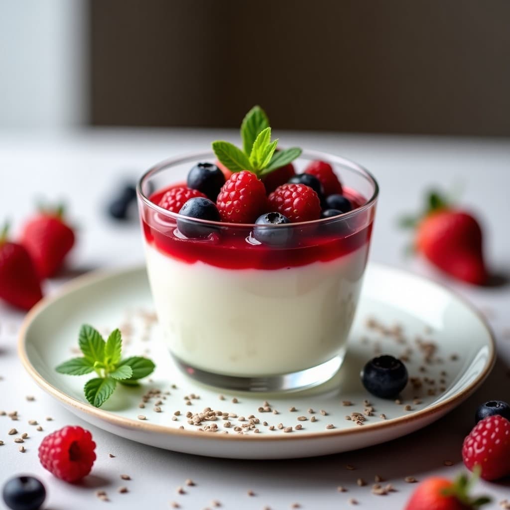 Yogur de Soya Casero con Frutos Rojos: Postre Vegano y Probiótico en Thermomix