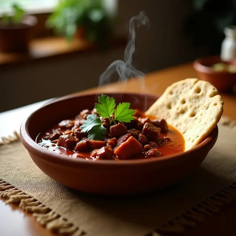 Zigni Eritreo: Estofado de Carne con Berbere y Injera de Teff: Receta Tradicional en Olla