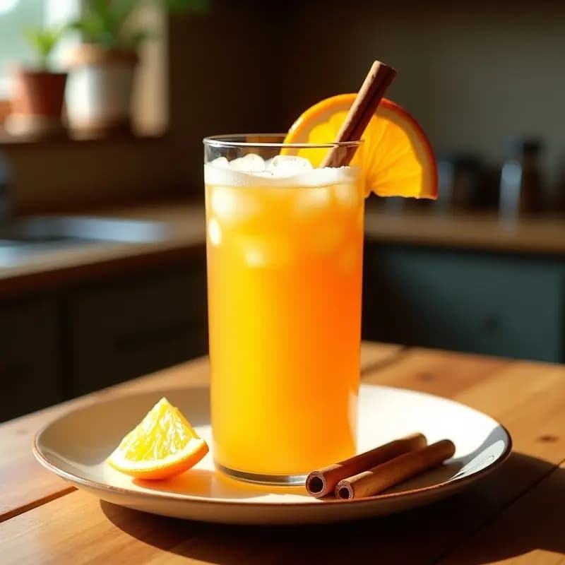 Zumo de Naranja Natural con Canela: Bebida Depurativa y Vitamínica para Empezar el Día
