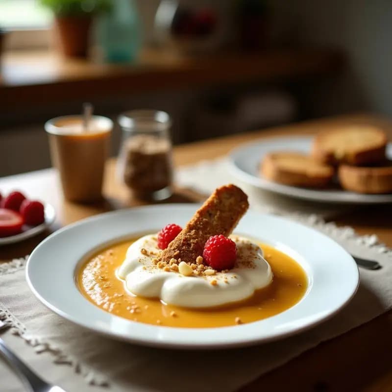 Zuppa Inglese de Biscotti y Mascarpone Vegano: Postre Italiano en Capas