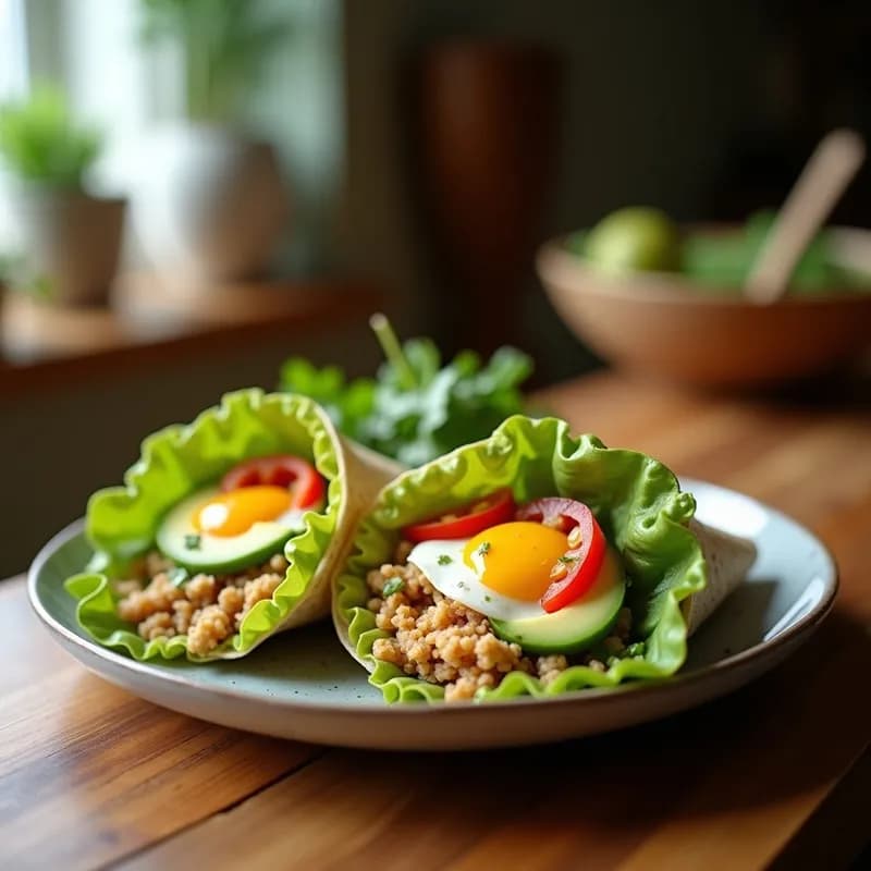 Wrap de Atún, Huevo y Aguacate (Sin Mayonesa)