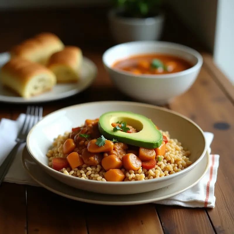 Ají de Gallina Peruano con Palta y Arroz Integral: Receta en Thermomix Baja en Grasas