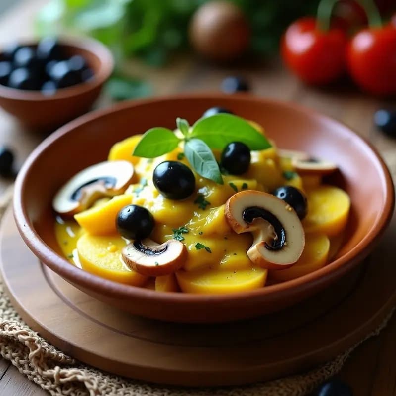 Ají de Gallina Vegana con Champiñones: Receta Peruana Sin Lactosa ni Gluten