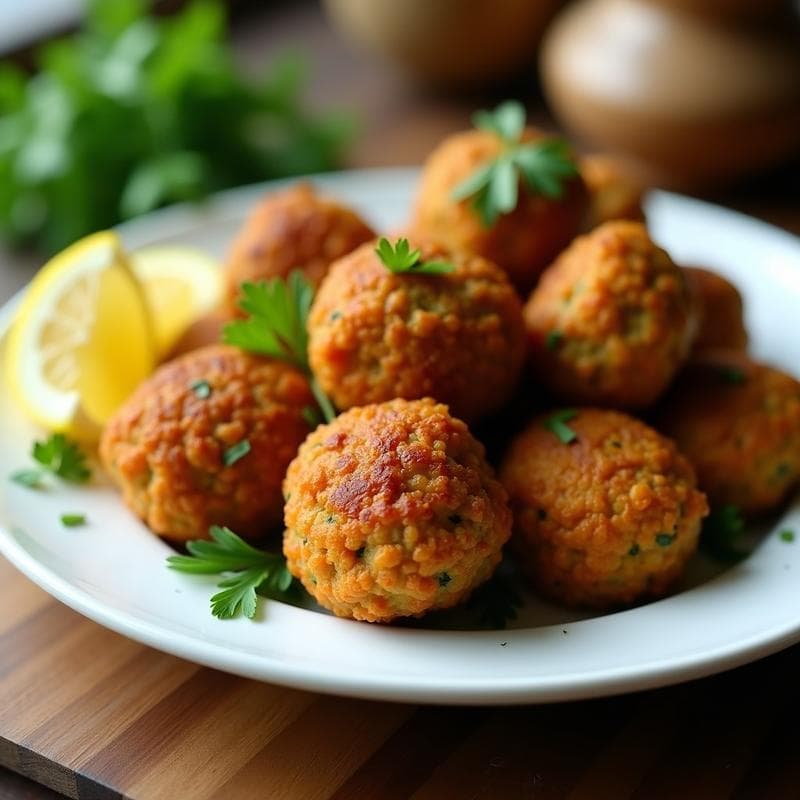 Albóndigas de Lentejas Corail y Calabacín: Receta en Airfryer Sin Gluten y Crujientes