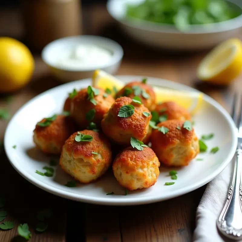 Albóndigas de Merluza y Almidón de Tapioca: Receta Keto Sin Gluten en Airfryer
