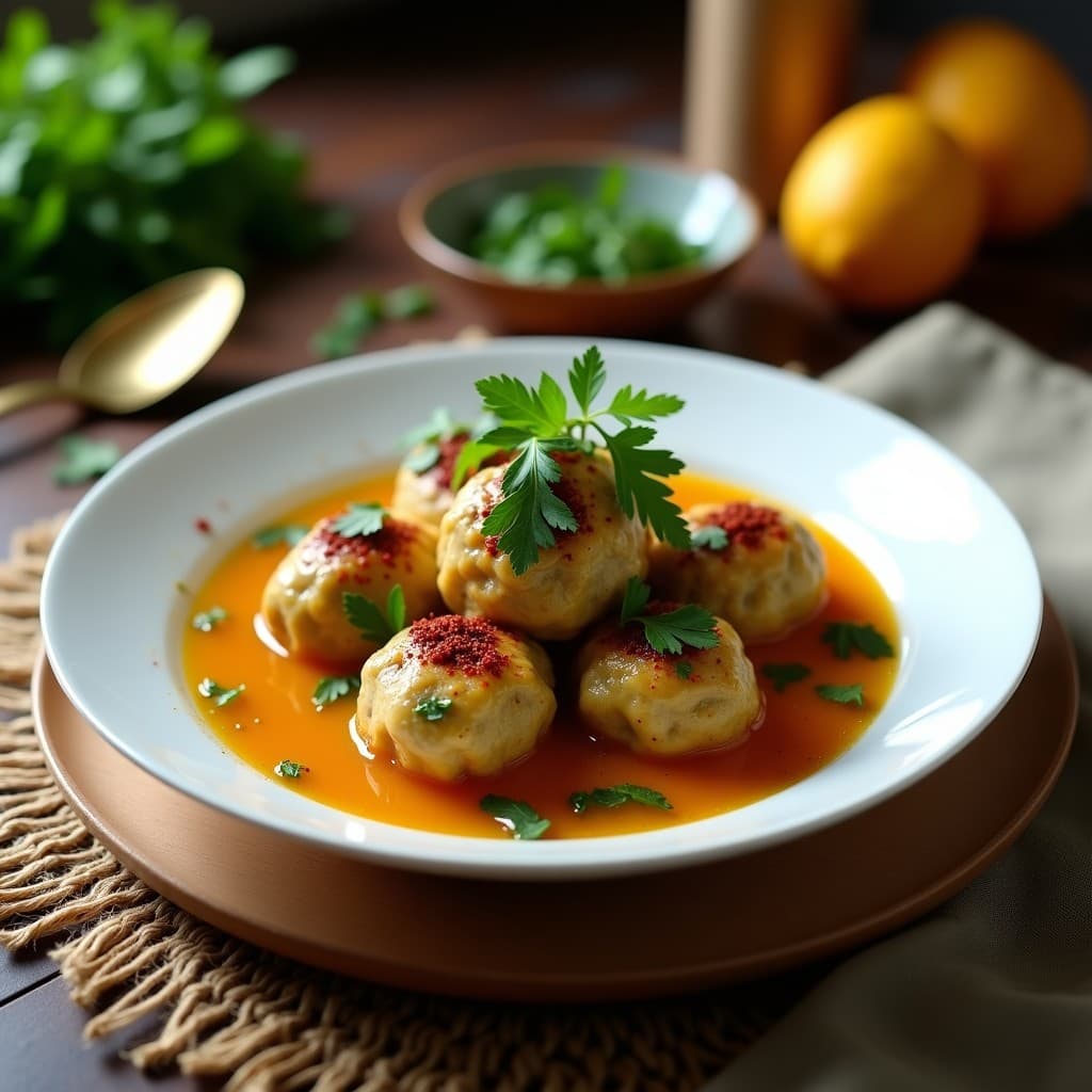 Albóndigas de Tofu y Espinacas al Estilo Talesh: Receta en Olla Lenta con Sabor Persa