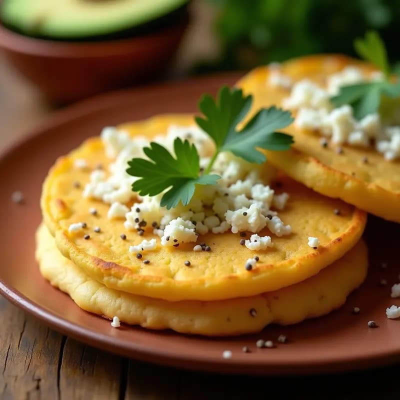 Arepa de Harina de Yuca y Queso de Mandorla: Receta Venezolana Sin Gluten y Sin Lactosa