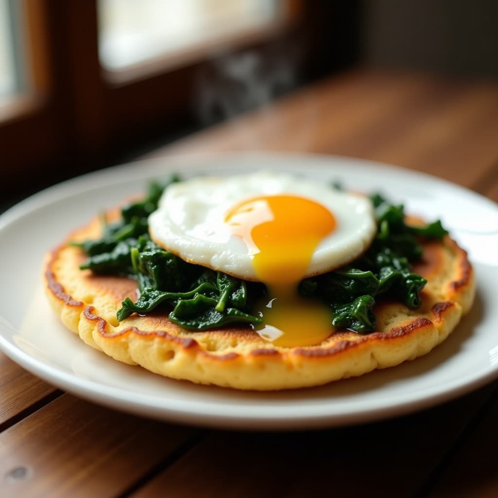 Arepa Rellena de Huevo y Espinacas: Desayuno Venezolano en Airfryer Sin Aceite