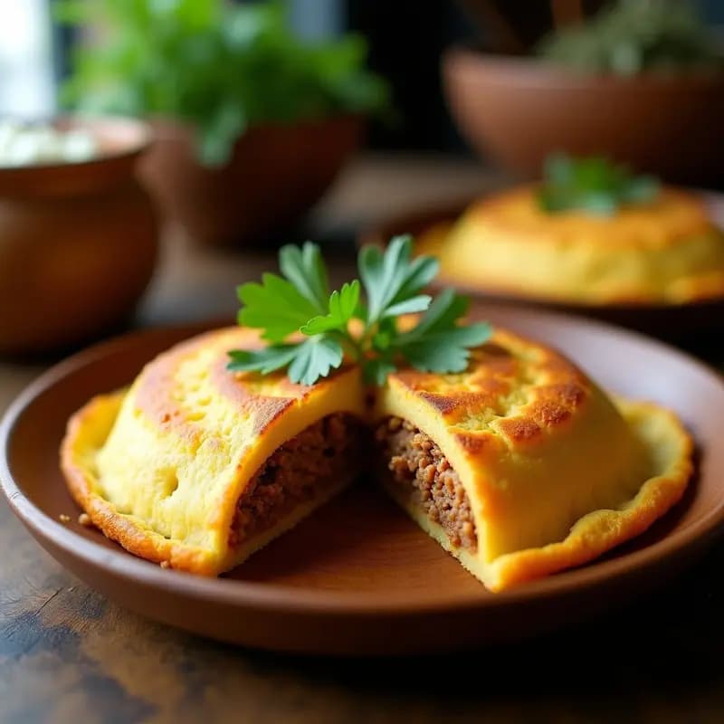 Arepa de Yuca y Ñame Rellena de Carimañola: Receta Colombiana Fusion Sin Gluten