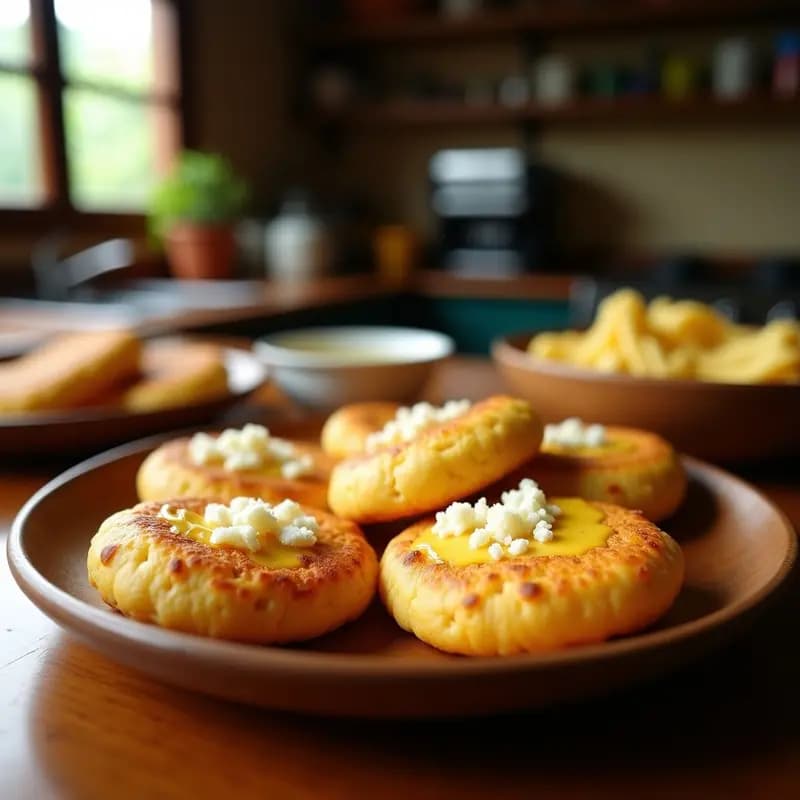 Arepas de Choclo con Queso Costa Rica: Receta de Desayuno Tradicional en Airfryer